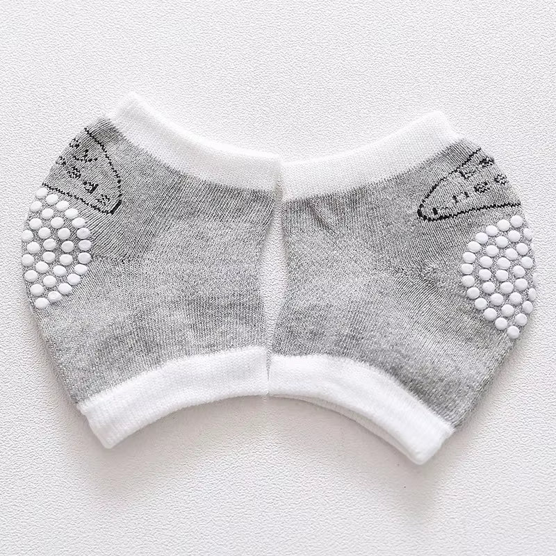 Newborn Autumn Terry Baby Socks Elbow Toddler Crawling Knee Baby Children Knee Pads Smiling Face Knee Pads