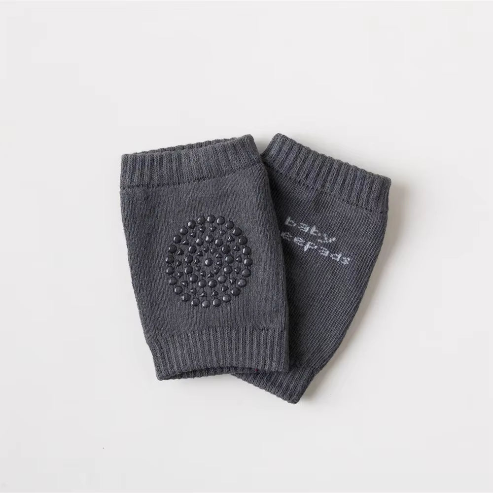 Newborn Autumn Terry Baby Socks Elbow Toddler Crawling Knee Baby Children Knee Pads Smiling Face Knee Pads