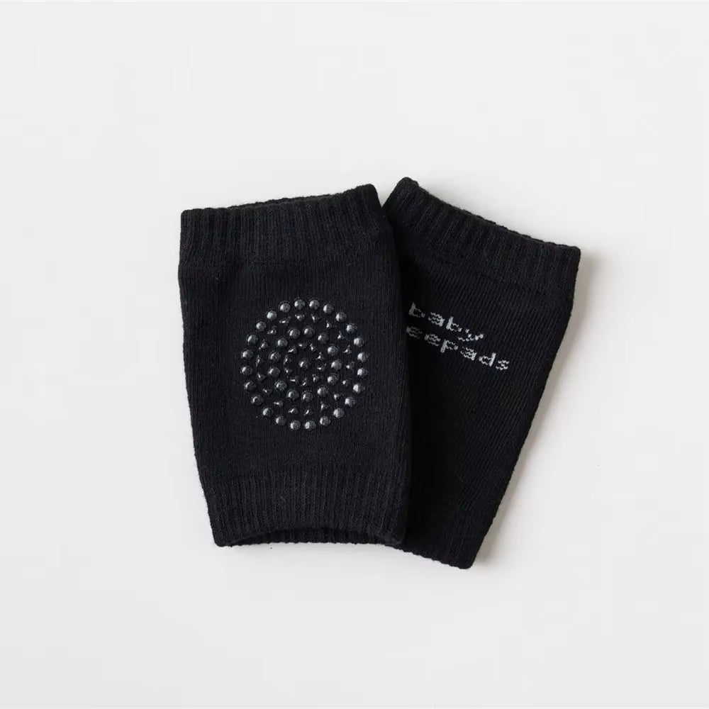 Newborn Autumn Terry Baby Socks Elbow Toddler Crawling Knee Baby Children Knee Pads Smiling Face Knee Pads