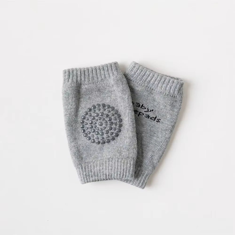 Newborn Autumn Terry Baby Socks Elbow Toddler Crawling Knee Baby Children Knee Pads Smiling Face Knee Pads