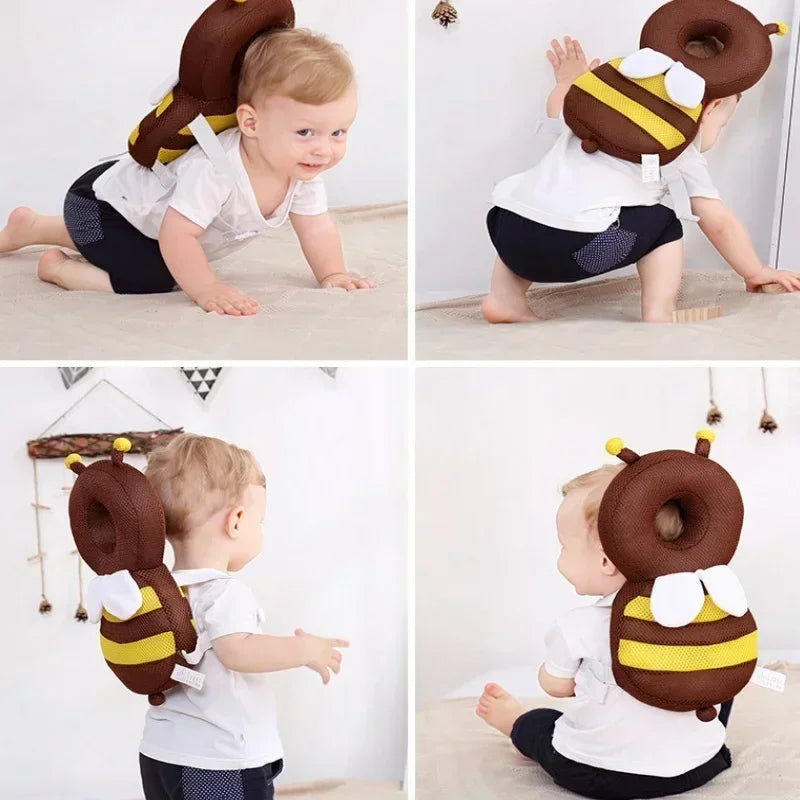 1PC Baby Head Back Protector Kids Safe Protect Pillow Learn Walk Head Protector Cartoon Cushion anti Fall Backward Cap Carry
