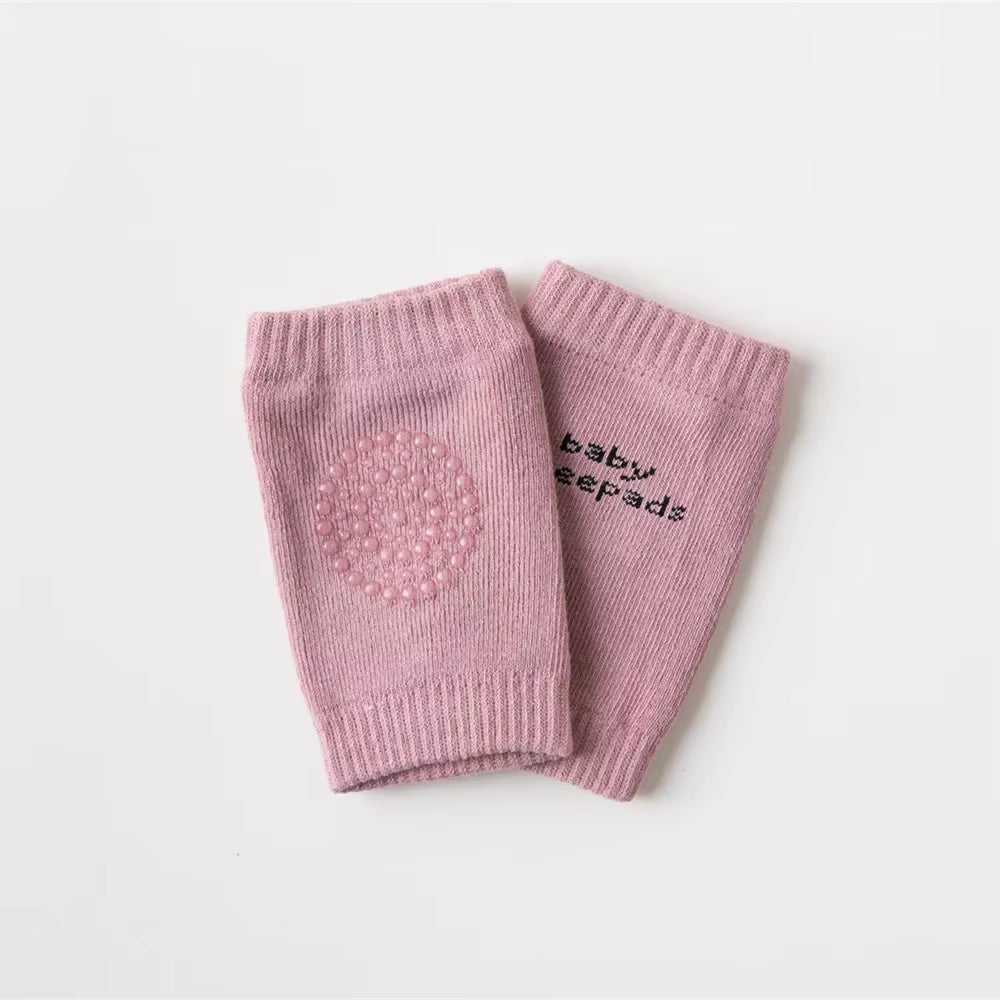 Newborn Autumn Terry Baby Socks Elbow Toddler Crawling Knee Baby Children Knee Pads Smiling Face Knee Pads