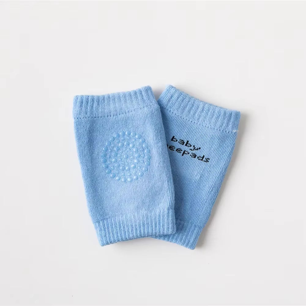 Newborn Autumn Terry Baby Socks Elbow Toddler Crawling Knee Baby Children Knee Pads Smiling Face Knee Pads