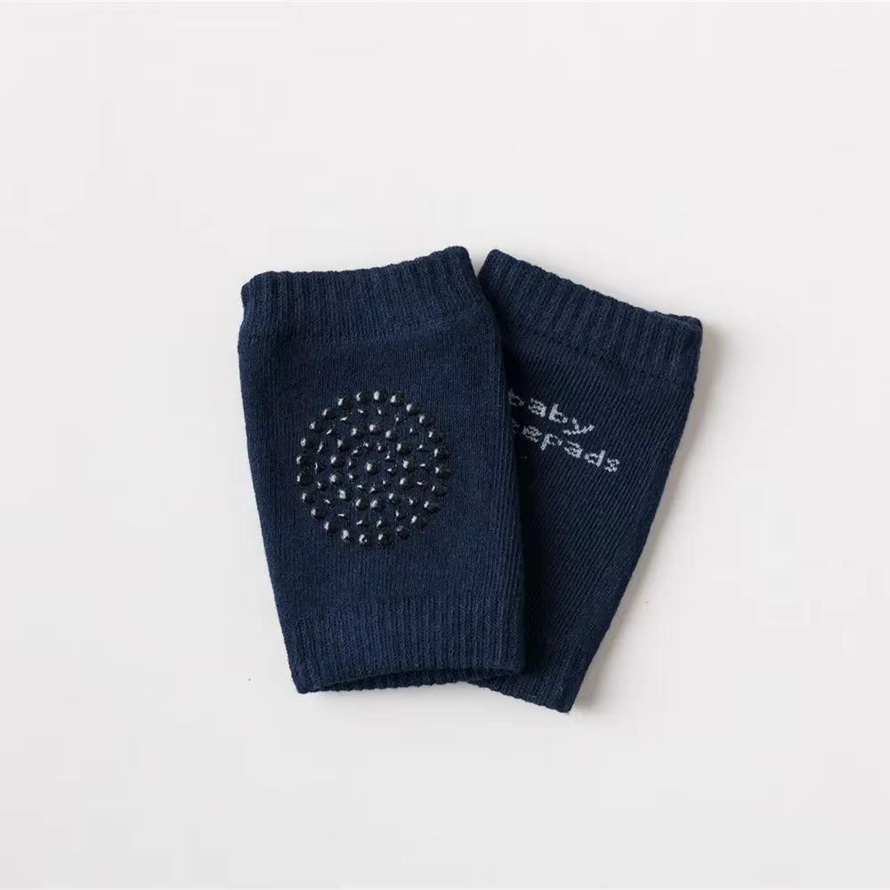 Newborn Autumn Terry Baby Socks Elbow Toddler Crawling Knee Baby Children Knee Pads Smiling Face Knee Pads