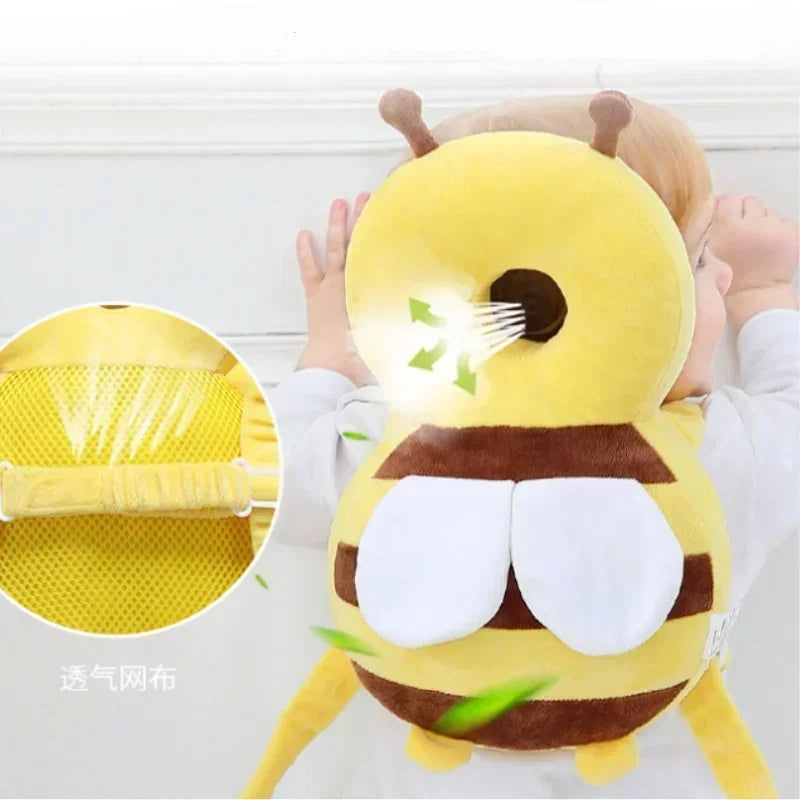 1PC Baby Head Back Protector Kids Safe Protect Pillow Learn Walk Head Protector Cartoon Cushion anti Fall Backward Cap Carry