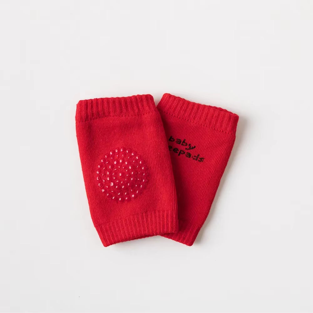 Newborn Autumn Terry Baby Socks Elbow Toddler Crawling Knee Baby Children Knee Pads Smiling Face Knee Pads